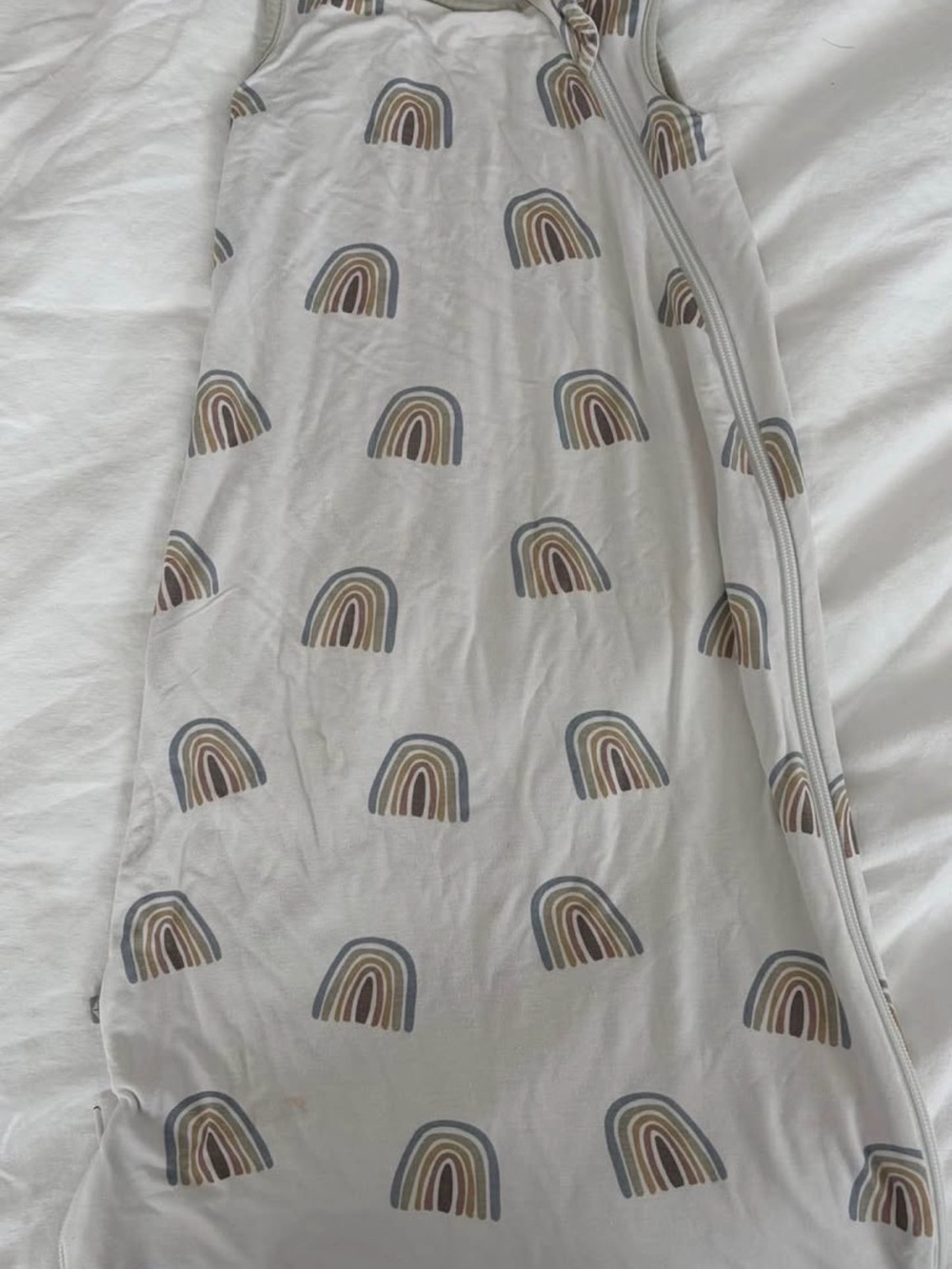 Kyte BABY Neutral Rainbow Sleep Sack in Cream, Gray, Brown